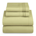 Hearth & Harbor Queen Size Sheets - 4 Piece Bed Sheet Set, Hotel Luxury Double Brushed Bed Sheets - Extra Soft Bedding Sheets & Pillowcases, Queen, Sage