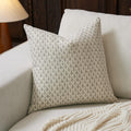 Fiouovo Floral Pillow Covers 24X24 Pillow Cover Block Print Couch Pillows For Living Room Decorative Neutral Accent Throw Pillow
