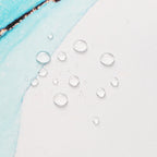 Gibelle Extra Long Shower Curtain 72 X 84, Tall Abstract Marble Shower Curtain, Pink Turquoise Modern Ink Art Waterproof Fabric
