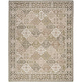 Nourison Grafix Traditional Green 7'10' X 9'10' Area Rug, Easy Cleaning, Non Shedding, Bed Room, Living Room, Dining Room, Kit