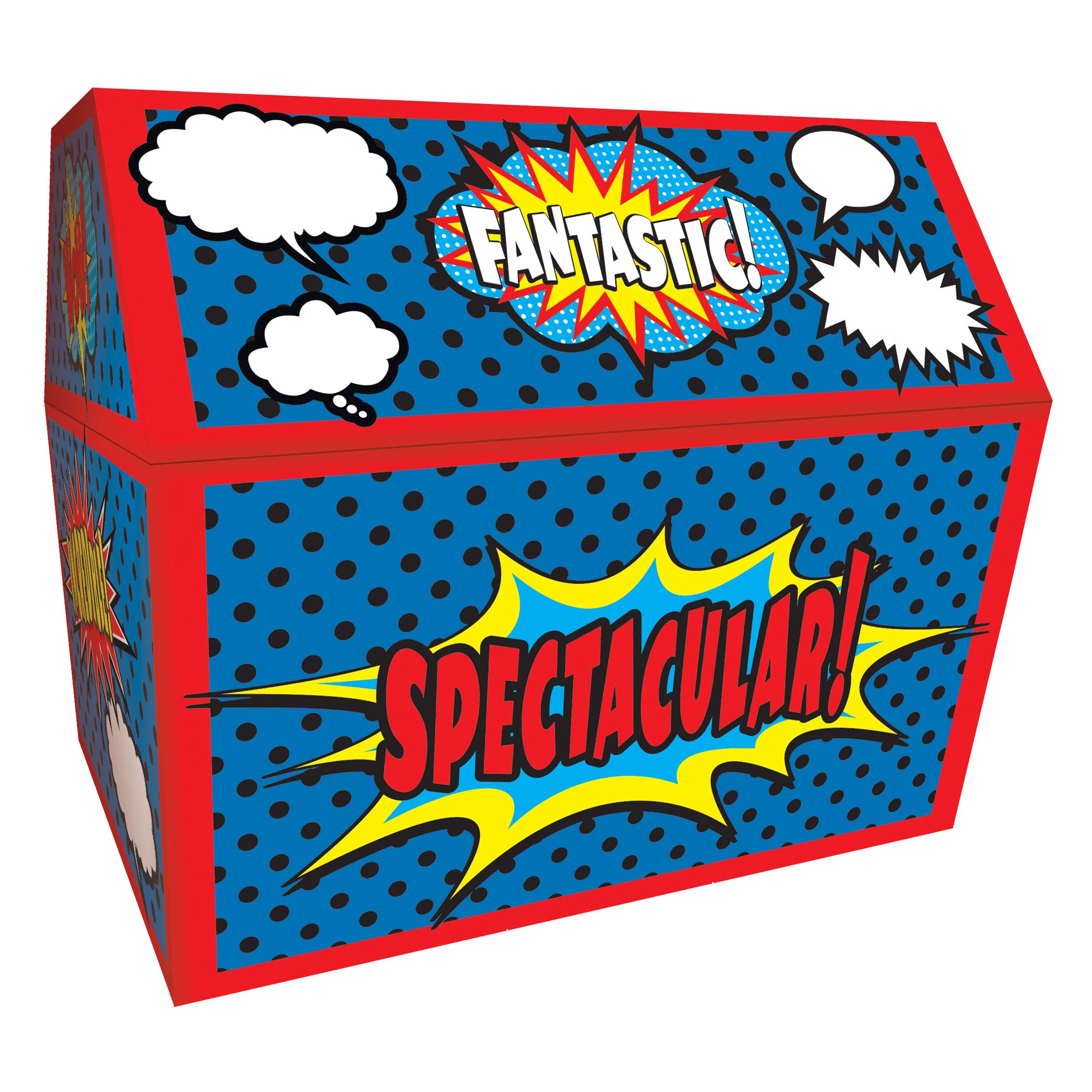 Teacher Created Resources Superhero Chest, 9-1/2 X 8 X 8-1/2 Inches - Tcr5160