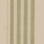 Safavieh Courtyard Collection Area Rug - 5'3'' Square, Beige & Sweet Pea, Stripe Design, Non-Shedding & Easy Care, Indoor/Outdoo