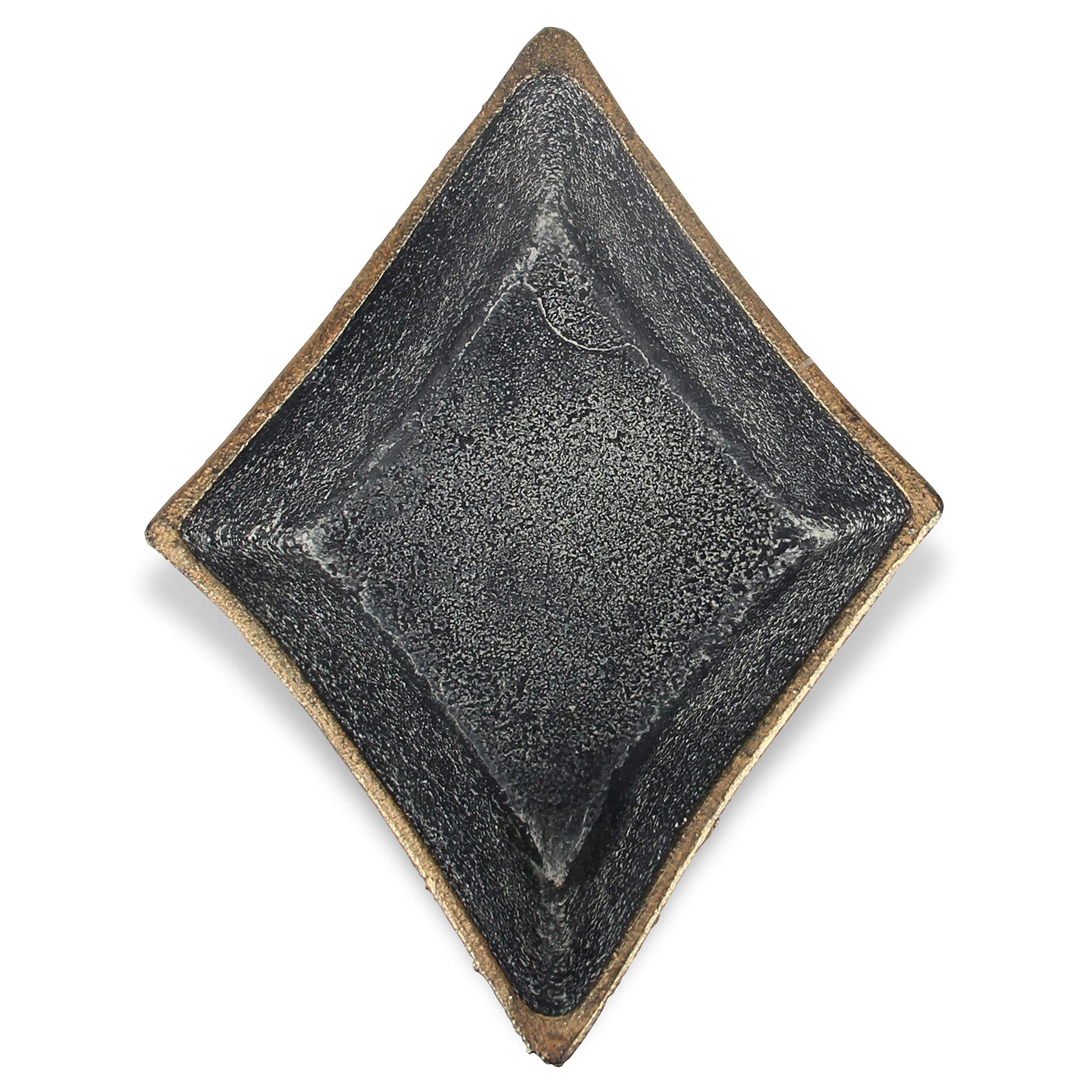 HomeRoots 5' Black Novelty Metal Handmade Tray