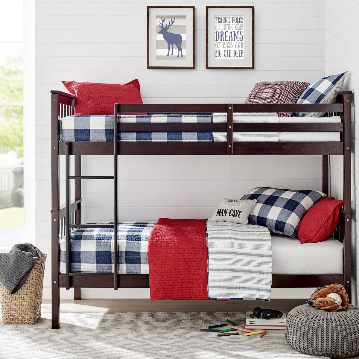 Levtex Home - Camden Quilt Set -Twin/Twin Xl Quilt (68 X 86 In.) + One Standard Pillow Sham (26 X 20 In.) - Buffalo Check In Nav