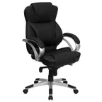 Flash Furniture Hawkins High Back Black Leathersoft Contemporary Executive Swivel Ergonomic Office Chair