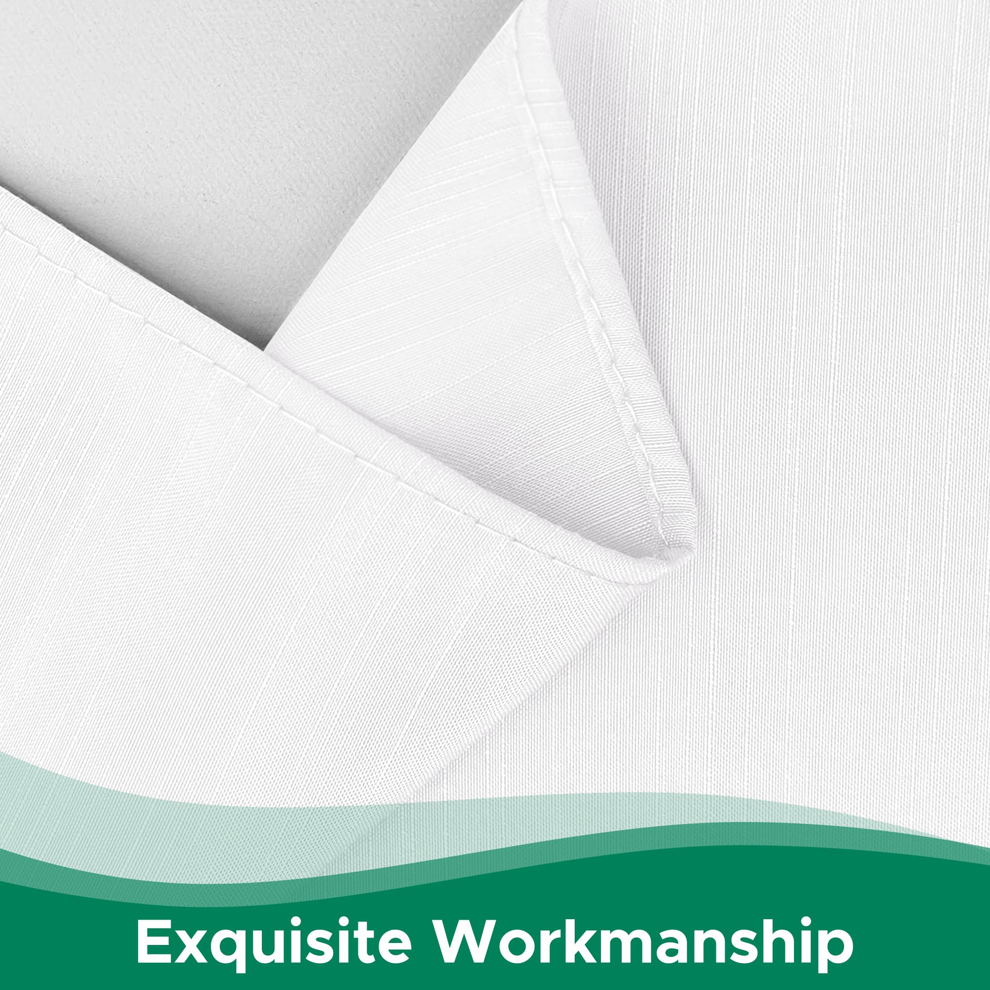 Biscaynebay Wrap Around Bed Skirts For Full & Full Xl Beds 11' Short Drop, White Adjustable Elastic Dust Ruffles Easy Fit Wrinkle Resistant Silky Luxurious Fabric Machine Washable