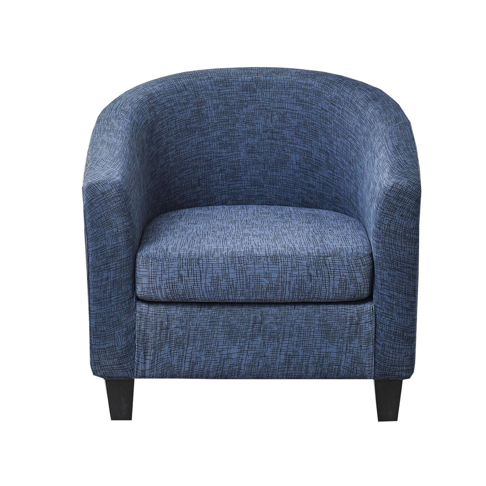 Crfatop 2 Piece Club Chair Slipcover Stretch Barrel Chair Covers Printed Tub Chair Slipcovers Soft Armchair Sofa Cover Removable