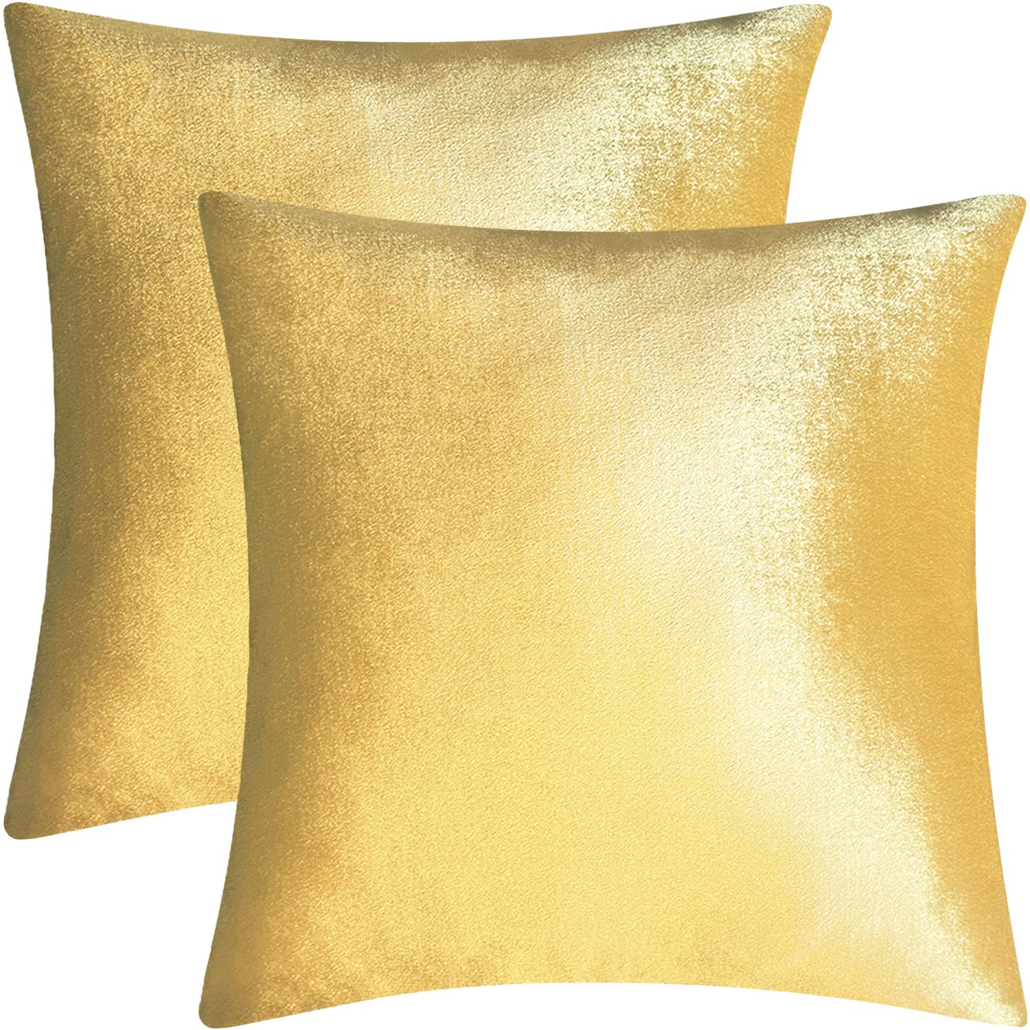 Bunliuys 2 Pack 22X22 Pillow Cover Velvet Pillow Covers, Square Throw Pillow Covers For Living Room Decorations Throw Pillow Cas