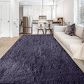 YUFANUHO Ultra Soft Shaggy Area Rug, 6x9 Feet Purple Rug for Bedroom Living Room, Shag Fluffy Fuzzy Rug for Nursery Home Decor 6