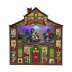 Moments in Time Christmas Decor Animated Advent Calendar House NM-X20272AA Plastic 16.2"H x 15.4"W x 3.7"D