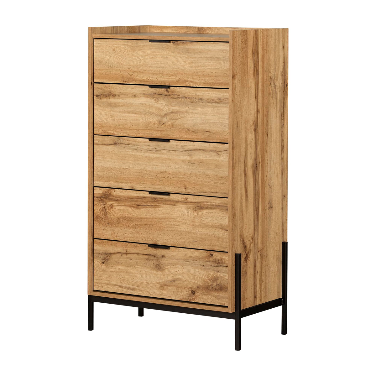 South Shore Milton 5-Drawer Chest, Nordik Oak