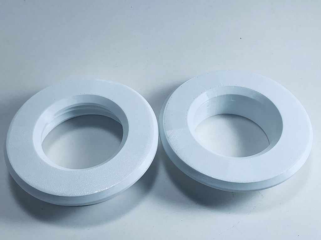 2'' Id White Ceiling Tile Grommet - Fits 1/2'' - 5/8    Thickness.