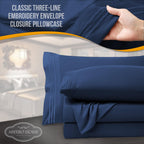 Abeero Home Twin Sheets Set - Luxury Hotel Bed Sheets - Soft Cooling Sheets With Elastic Corner Straps - Deep Pocket Microfiber