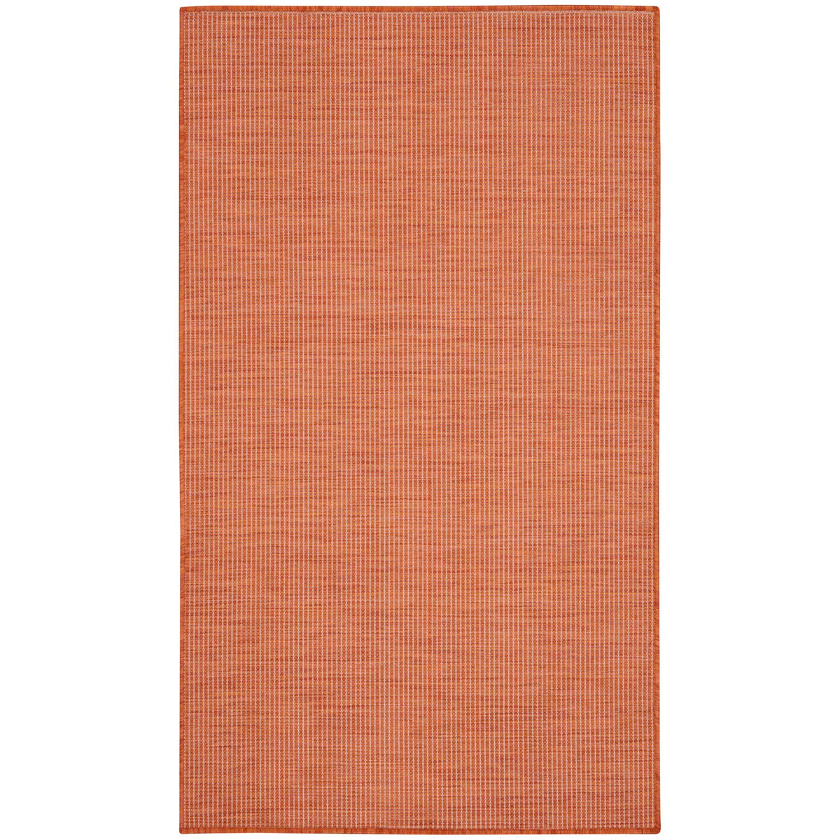 Nourison Positano Indoor/Outdoor Terracotta 3' X 5' Area Rug, Easy Cleaning, Non Shedding, Bed Room, Living Room, Dining Room, B