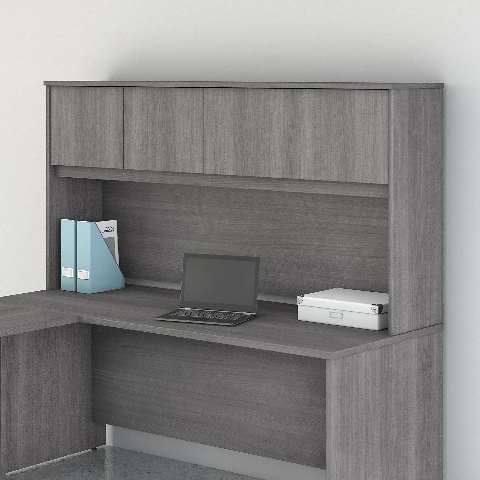 Bush Business Furniture Studio C 72W Desk Hutch, Platinum Gray