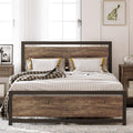 LIKIMIO California King Bed Frame with Headboard and Footboard, Metal Strong Supports, Easy Assembly, Noise-Free, No Box Spring 