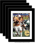 CreativePF [4pk1114bk-w] Collectors Edition Sports Illustrated Frame, Displays 1981-1990 Magazines Measuring 8 by 10 3/4-inches 