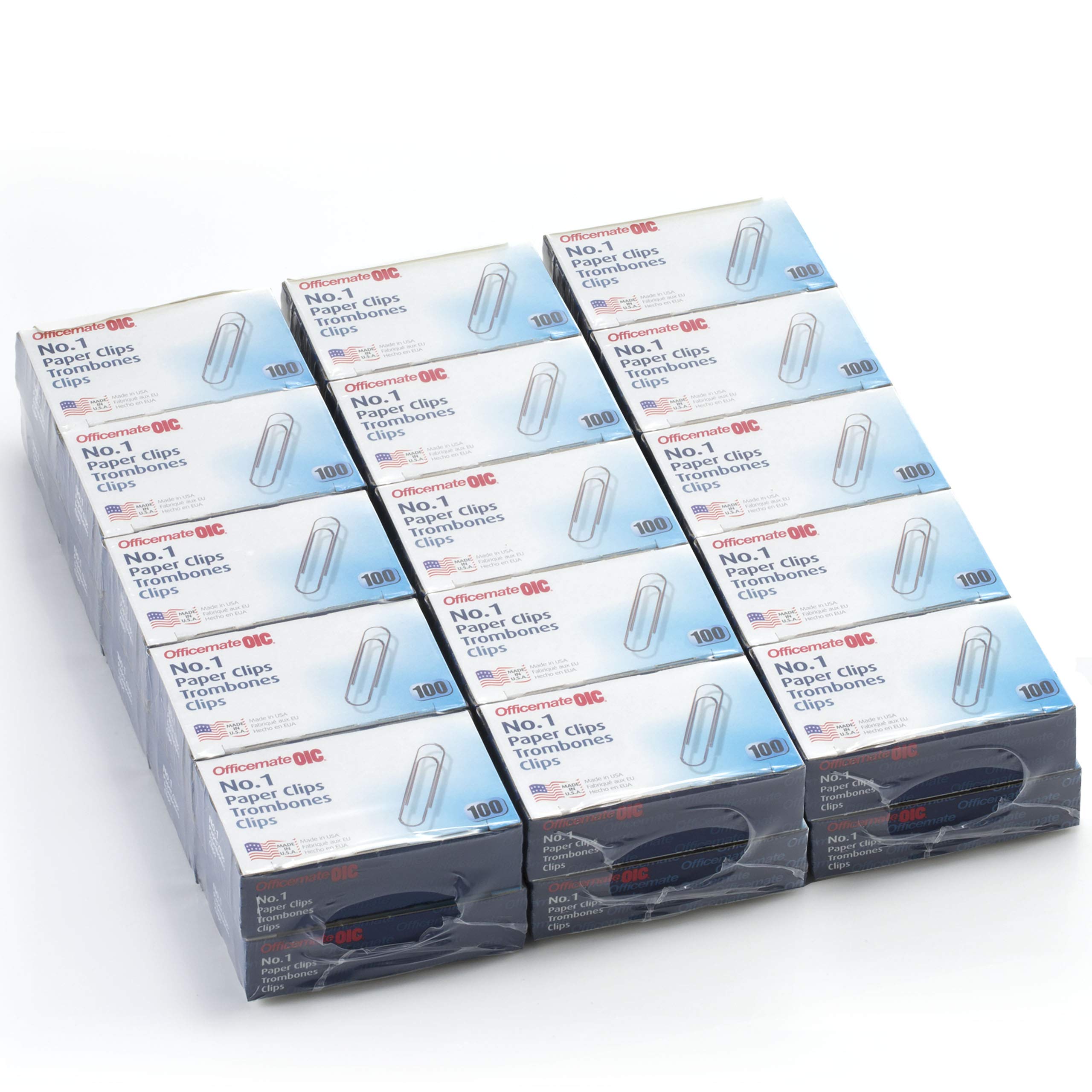 Officemate No. 1 Paper Clips, 30 Pack(99931)