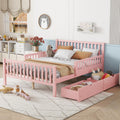 Kids Full Size Bed Frame with Storage Drawers, Wood Full Bed Frames for Kids, Full Bed Frame with Headboard and Footboard for Bo
