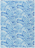 Dalyn Indoor Outdoor Seabreeze Sz7 Indigo Washable 3' X 5' Rug Sz7In3X5