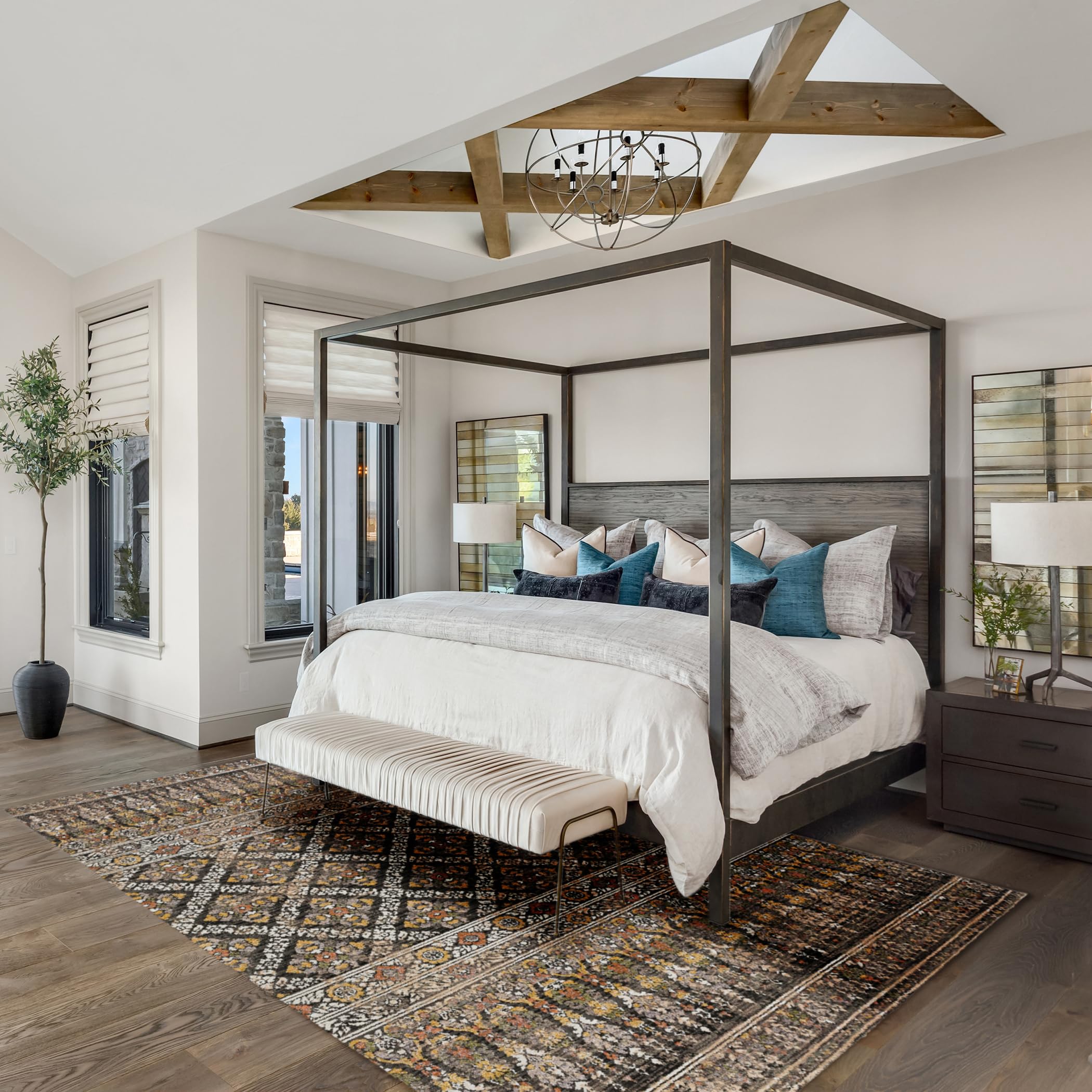 Dalyn Rugs Odessa Od4 Gray 7'10' X 10' Rectangle Soft Area Rug, Easy Clean, Non Shedding, Bedroom, Entry, Living Room, Dining R