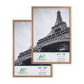 FrameWorks 24    x 36    2-Pack Golden Oak Back-Loading Wooden Poster Frame with Classic Edges