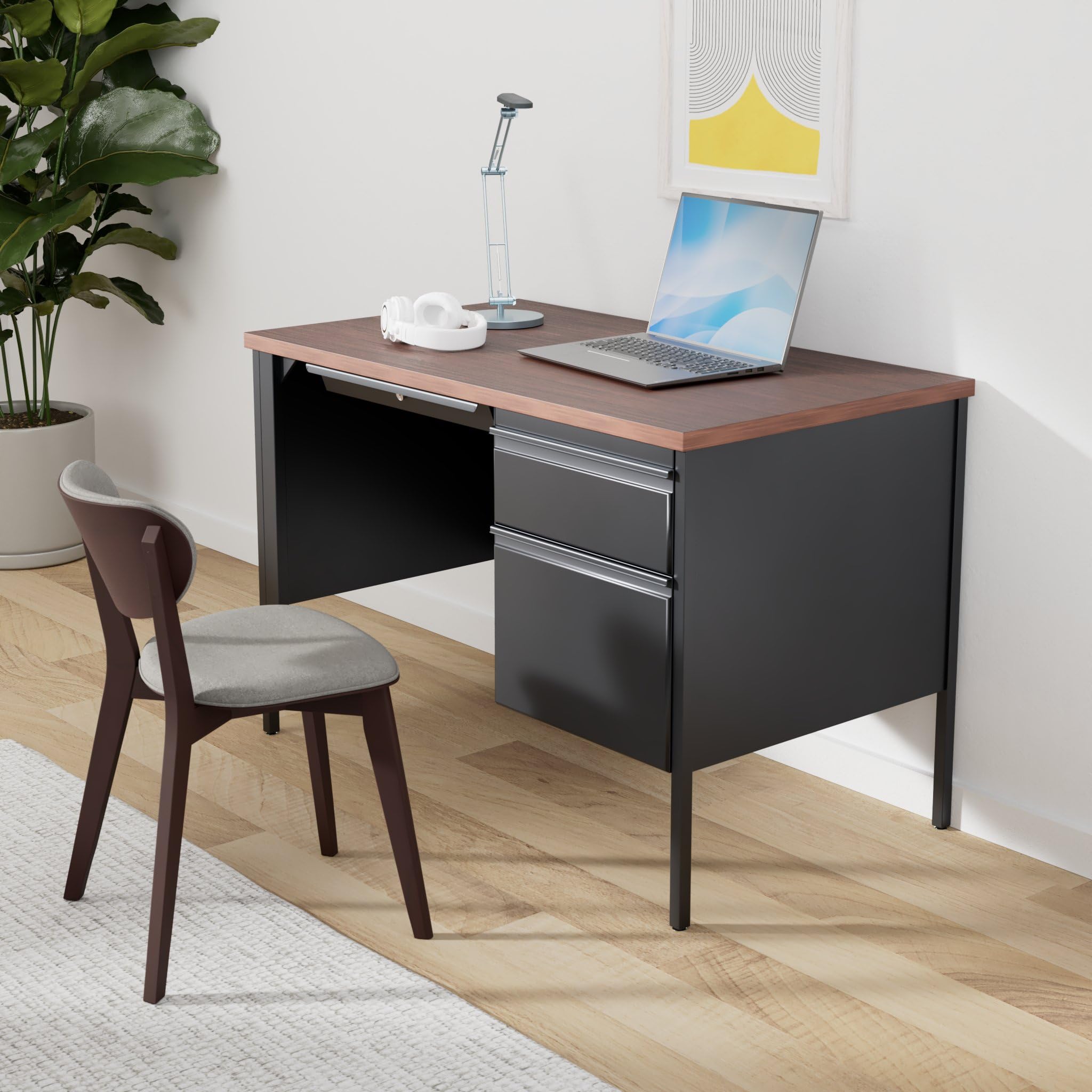 Lorell Fortress Series Teacher's Desk - Thumbnail 5
