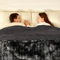 Bearhug Electric Blanket Heating Blanket Full Size 77'X 84' Blanket Heated Reversible Faux Fur & Sherpa Blanket Gift 10 Heatin