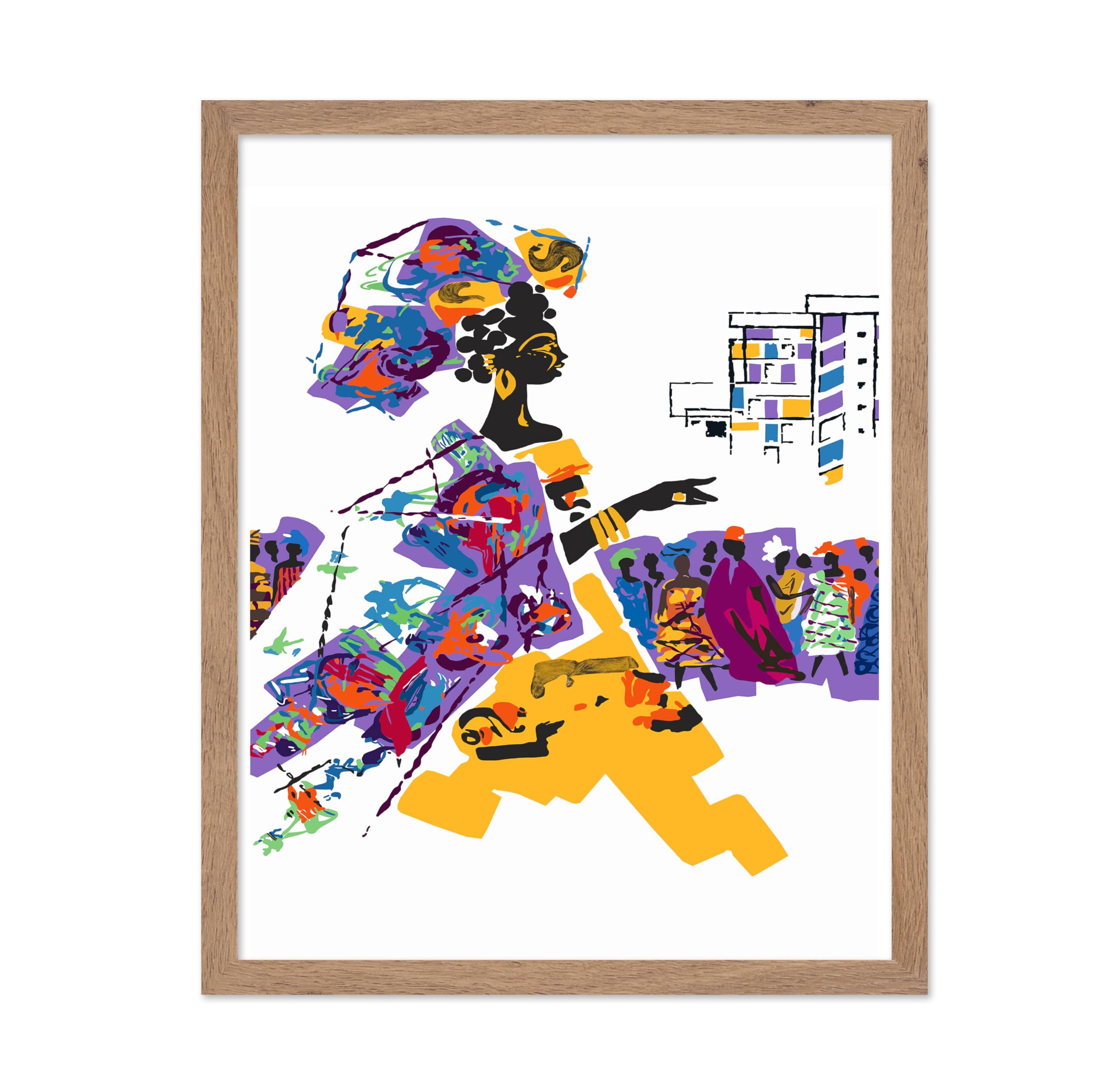 Poster Master Travel Poster - Vintage Senegal Print - Unique Wall Decor for Home, Living Room, Kitchen, Office, Bedroom, Bathroo