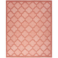 Nourison Easy Care Indoor/Outdoor Coral/Orange 8' X 10' Area Rug, Easy Cleaning, Non Shedding, Bed Room, Living Room, Dining Roo
