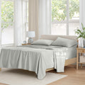 Comfort Spaces Extra Deep Pocket Sheets, 100% Cotton Sheets King Fits Up To 24' Mattress, Breathable, Naturally Cool Cotton She