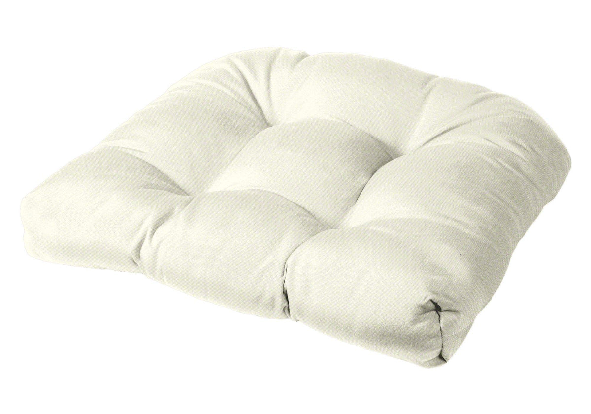 21' X 21' X 4' Sunbrella Tufted Rounded Chair Cushion (Sunbrella Natural)