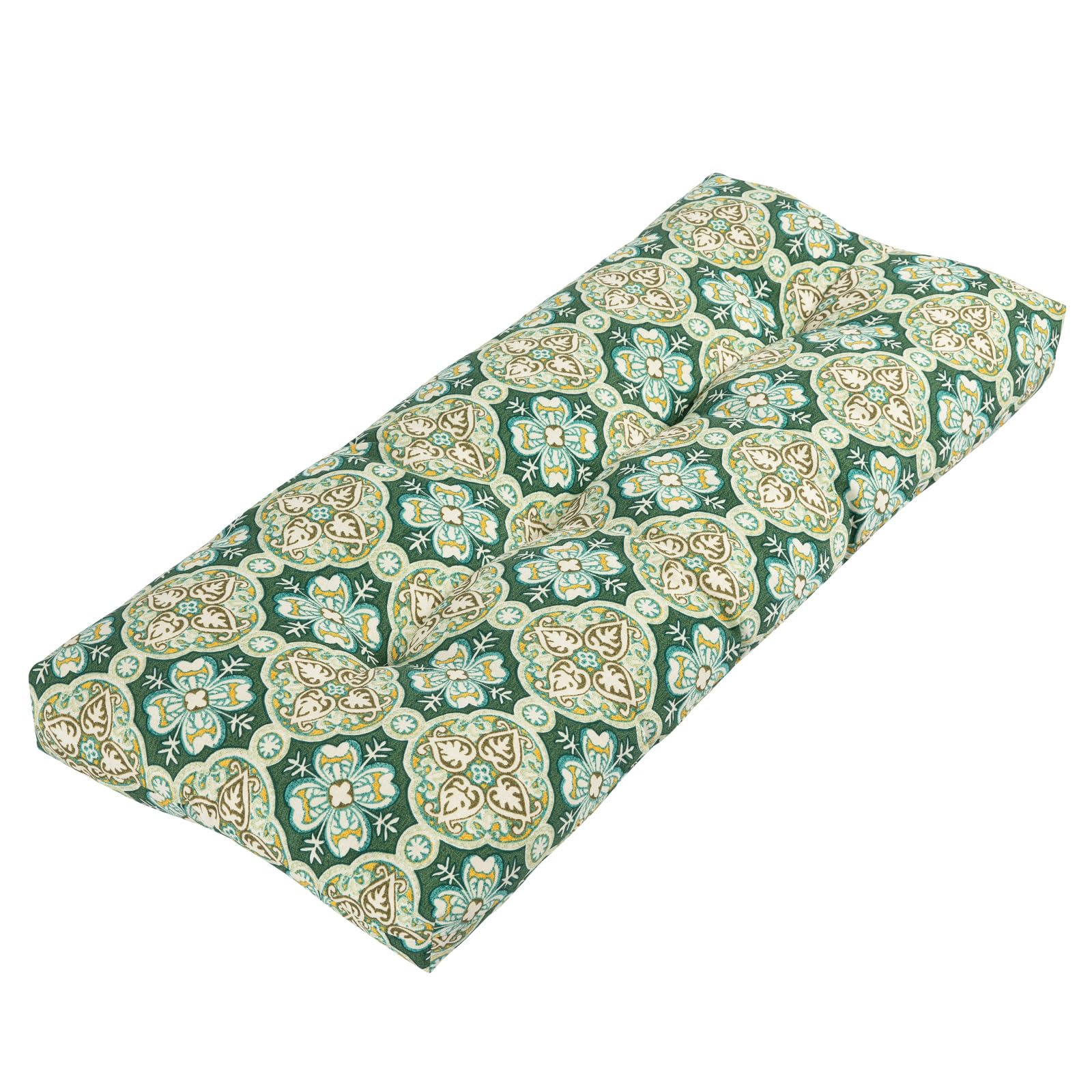 Funhome Outdoor Bench Cushion 42 X 18 Inch, Non-Slip Water Resistant Long Seat Pads, Indoor Outdoor Tufted Loveseat Cushion For