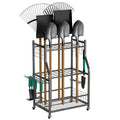 EVERHANGER Garden Tool Organizer Stand, Garage Tool Storage Organization