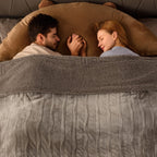 Bearhug Electric Blanket Queen Size 84' X 90', Dual Controllers Heated Blanket, Velvet & Sherpa, 10-Heating Level & 1-12H Auto
