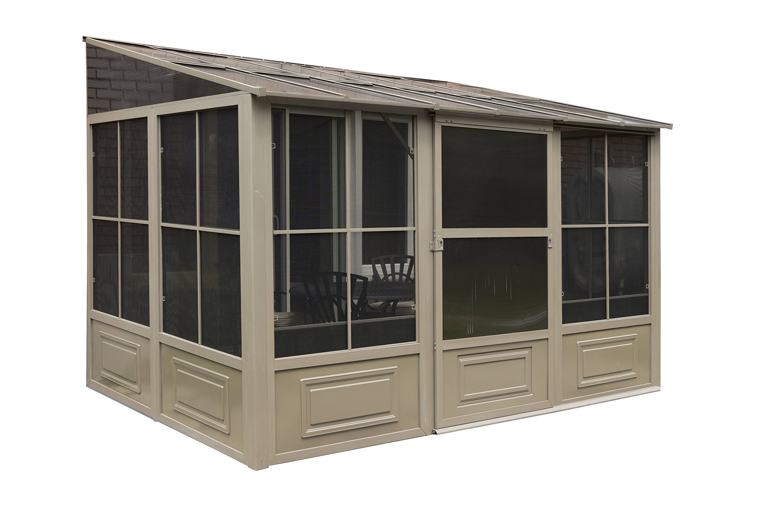 Gazebo Penguin W1209 1/2 Add-A-Room All-Season Solarium, 10-Feet By 12-Feet, 96-Inch Height