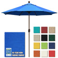 Eliteshade Usa 10-Year-Non-Fading 9Ft Market Umbrella Patio Umbrella Outdoor Table Umbrella With Ventilation,Royal Blue
