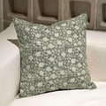 Domvitus Floral Pillow Covers, 24X24 Pillow Covers, Throw Pillows For Couch, Floral Print Pillow Cover, Decorative Neutral Accent Throw Pillow Covers, 1Pc, Laurel Green
