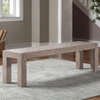 Steve Silver Auckland Bench with Weathered Grey Finish AK500BN