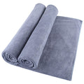Large Bath Towels, Grey Beach Towel, Large Microfiber Bath Towel, Quick Dry Bath Towels, Bath Sheet, (32 x 71 Inch) Oversized To