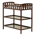Dream On Me Emily Changing Table In Espresso, Comes With 1 Changing Pad, Features Two Shelves, Portable Changing Station, Made O