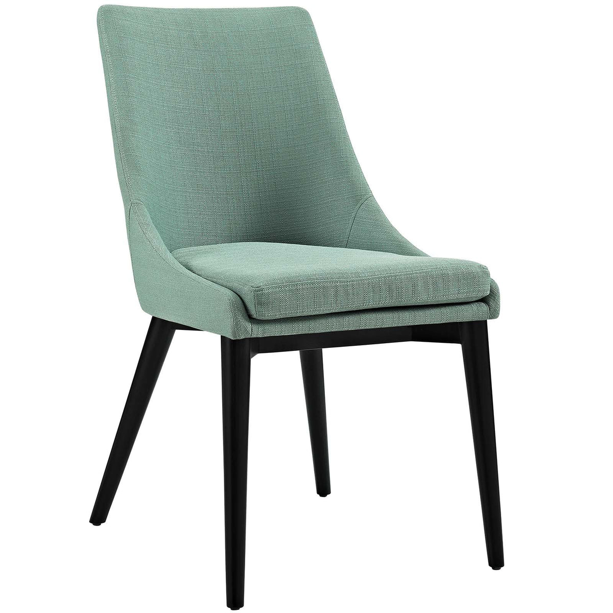 Modway Viscount Mid-Century Modern Upholstered Fabric Kitchen And Dining Room Chair In Laguna