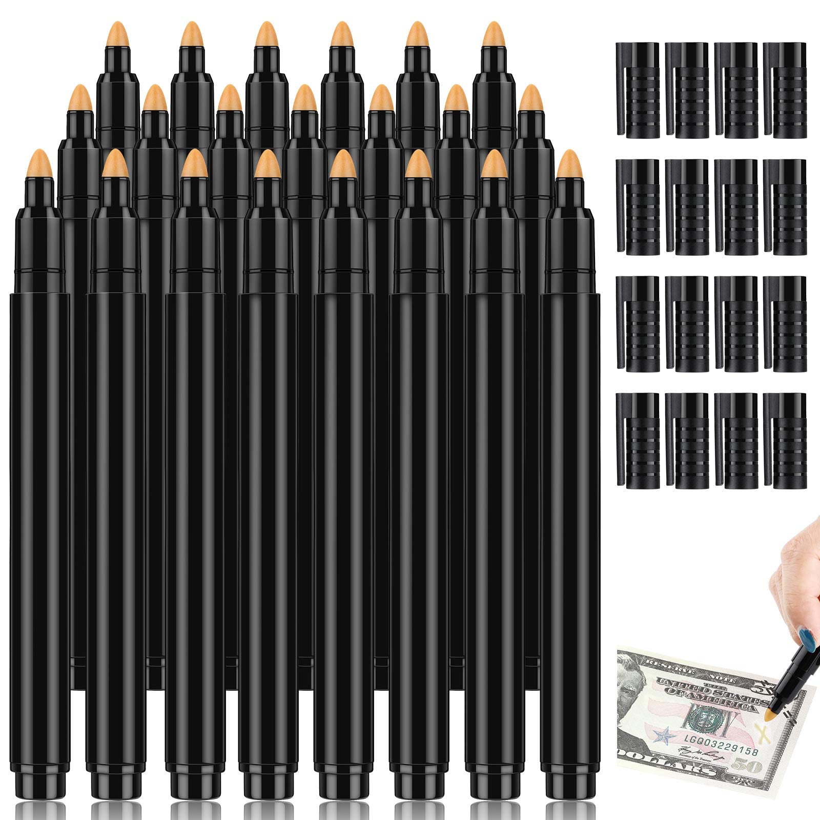 Zonon Counterfeit Money Detector Pen Counterfeit Bill Detector Pen Counterfeit Pen Money Checker Bill Detector Marker Pen For Ca