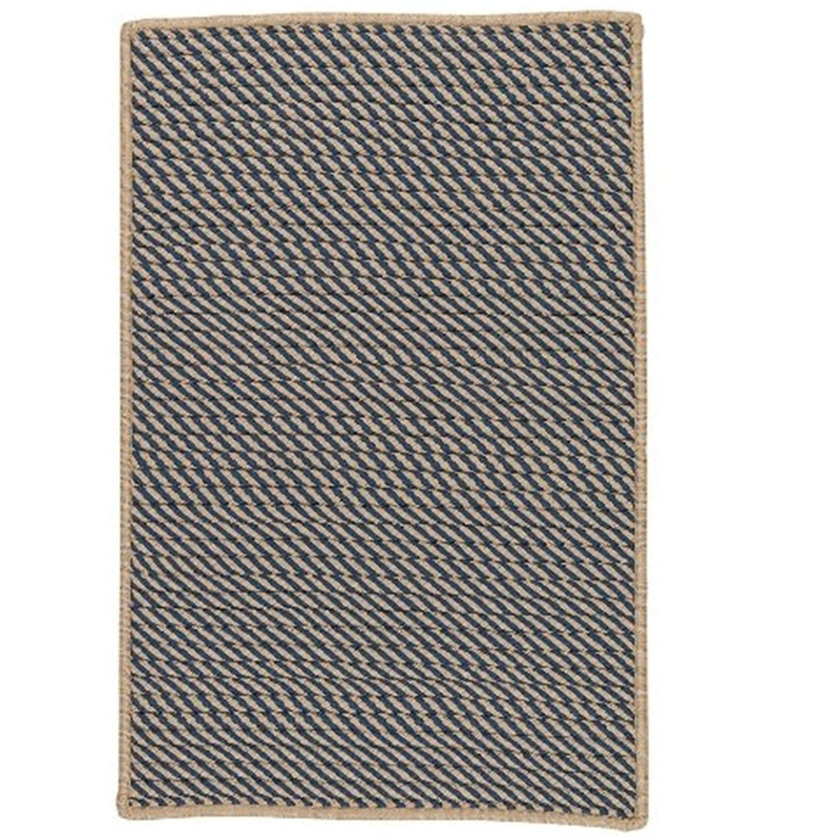 Point Prim R024X072S Rugs, 2' X 6', Blue