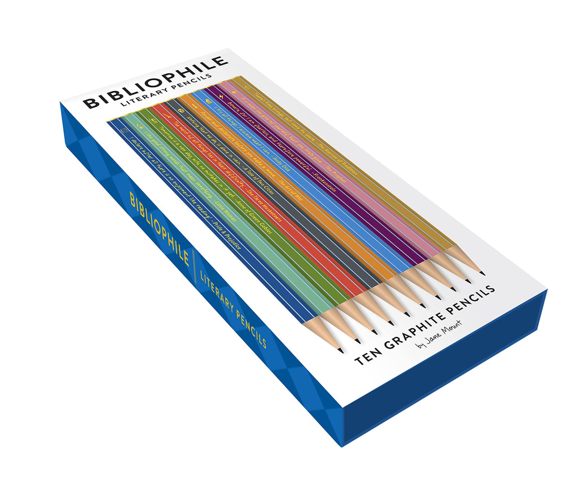 Chronicle Books Bibliophile Pencils: 10 Graphite Pencils