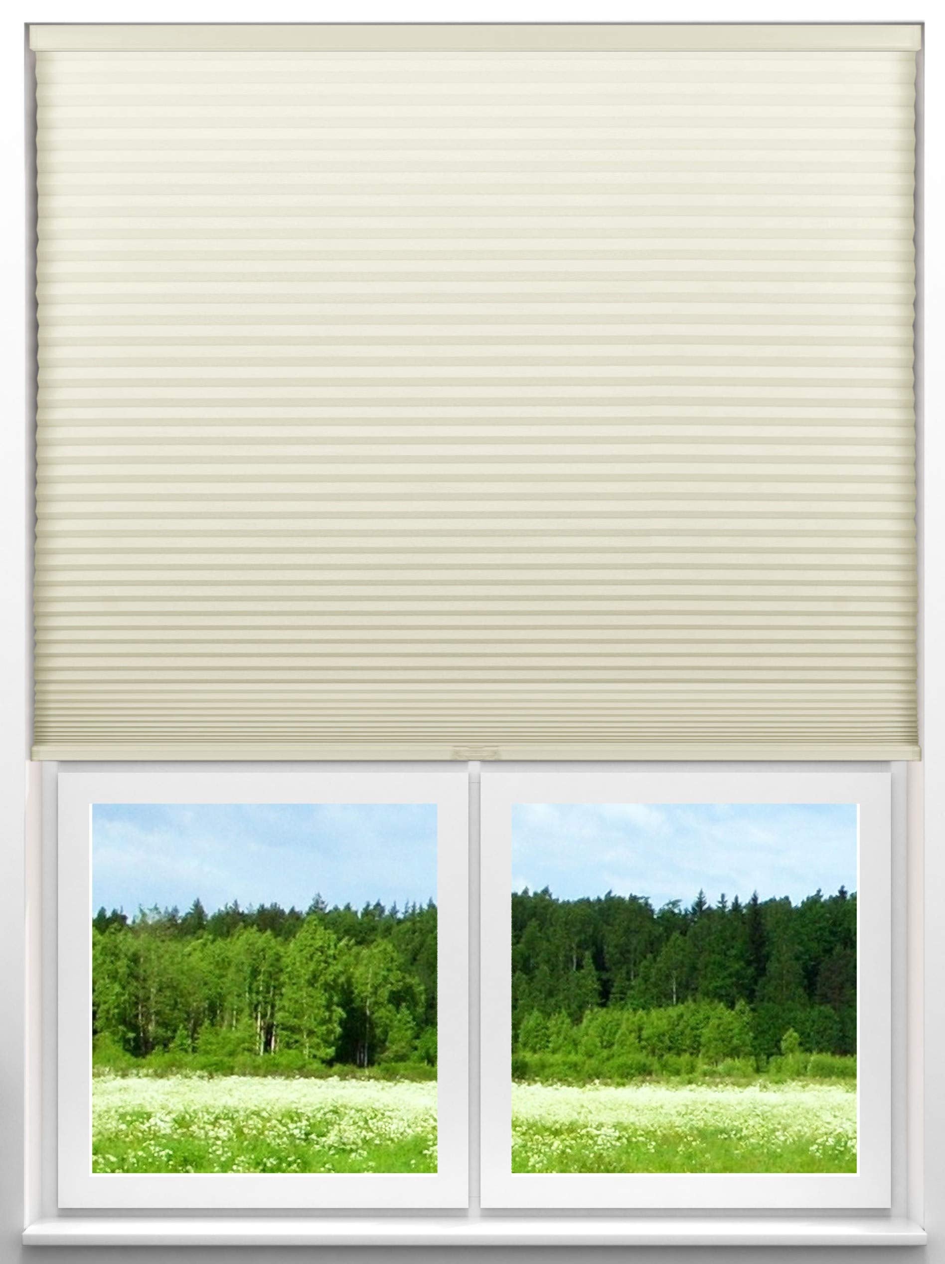 Arlo Blinds Single Cell Room Darkening Cordless Cellular Shades, Color: Ivory, Size: 25.5'' W X 72'' H