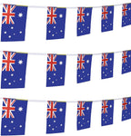 Zxvzyt Australia Australian Flag Banner String,Small Mini Australia Pennant Flags,For Grand Opening,Olympics,National Sports Eve