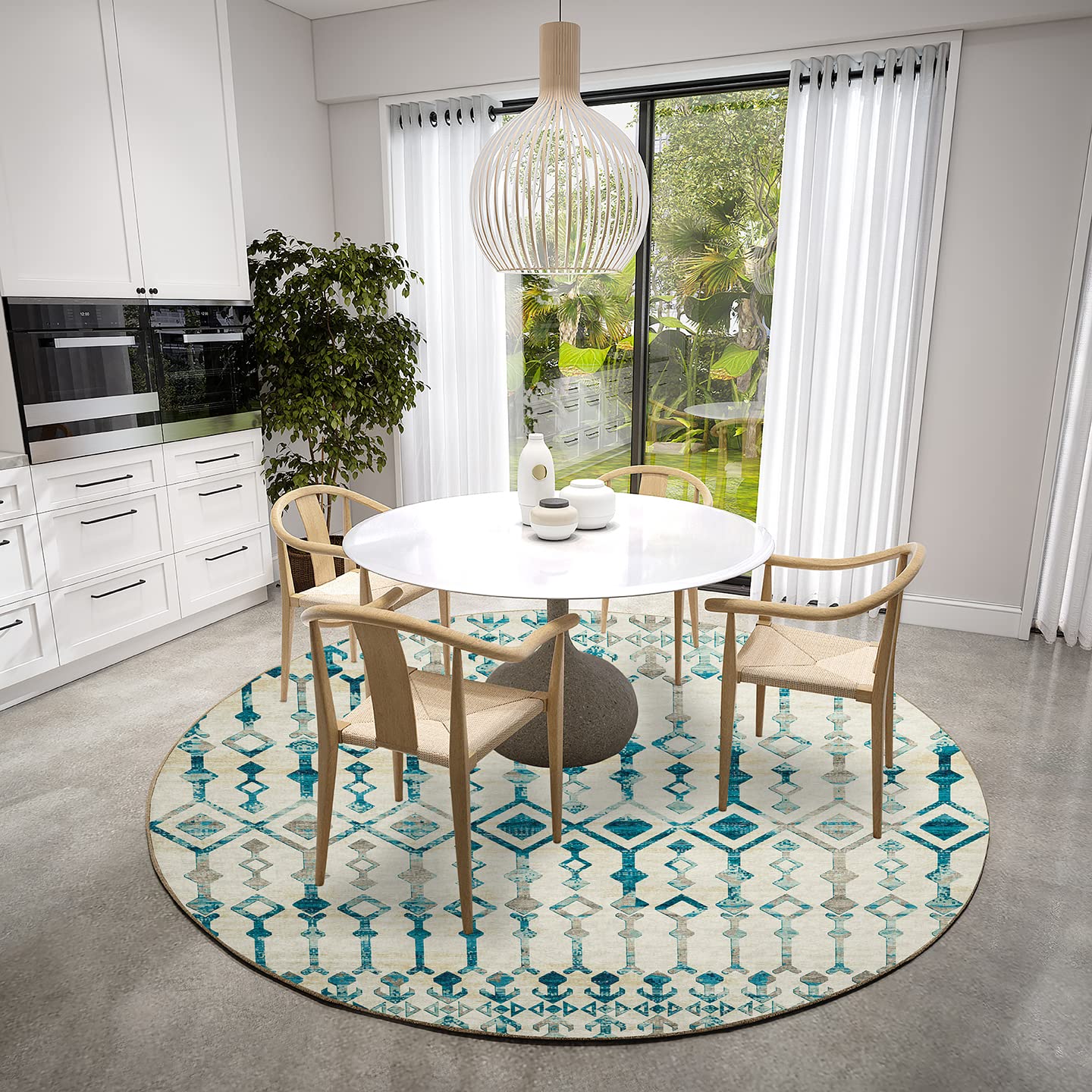 Dalyn Rugs Brisbane Br8 Aztec Trellis Linen 8' X 8'