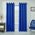 Royal Blue Curtains 84 Inch Length Light Blocking Thermal Insulated Windows Drapes Darkening Room Curtains For Living Room Gromm