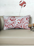 Zeba World Hand Embroidered Cushion Cover  Luxe Collection | Sofa, Bedroom, Couch | Polycanvas Printed Floral Design With Embro